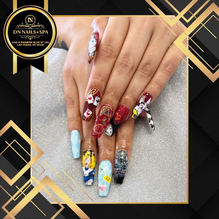 Nail design at DN Nails & Spa